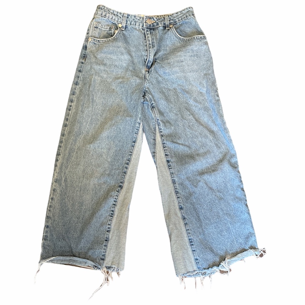 COTTON ON Mid Wide Crop Jeans